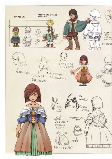 Final Fantasy IX - [Artbook] Final Fantasy IX Character Book